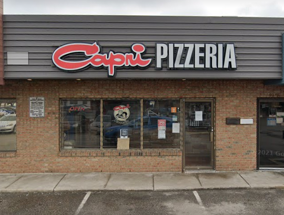 Capri Pizzeria east-end Forest Glade franchise, opened in 1985.